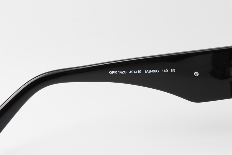 OPR14ZS Sunglasses Black Gray