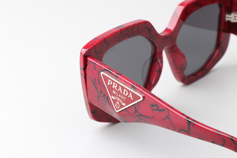 OPR14ZS Sunglasses Red Gray