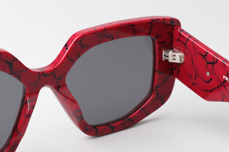 OPR14ZS Sunglasses Red Gray