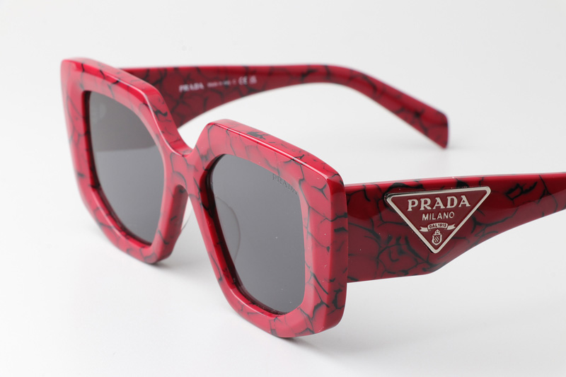 OPR14ZS Sunglasses Red Gray