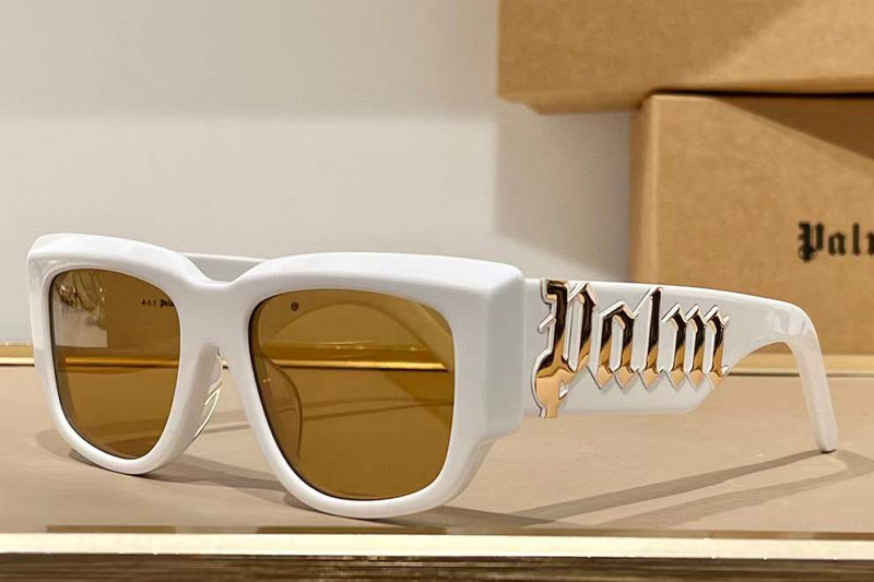 PERI005S Sunglasses White Yellow