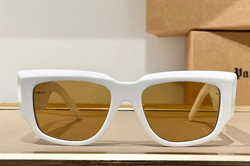 PERI005S Sunglasses White Yellow