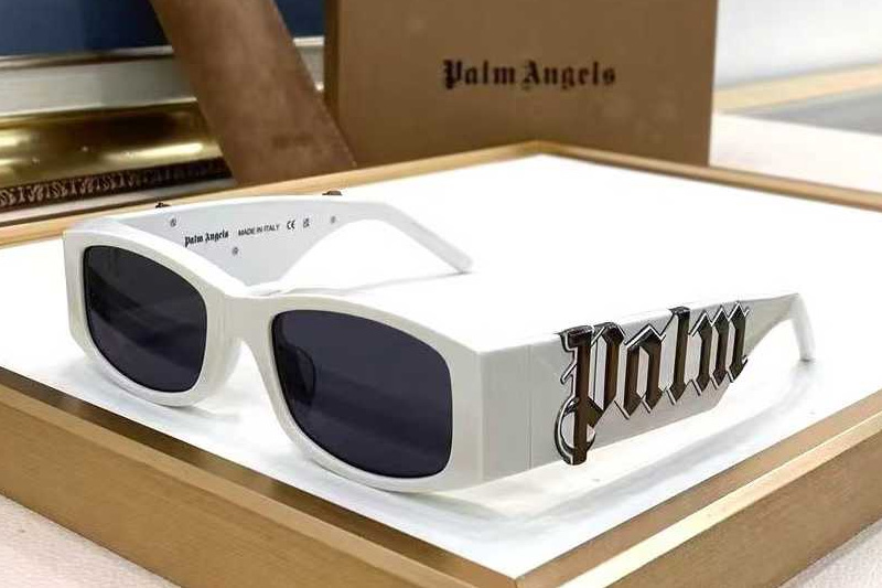 PERI007 Sunglasses White Gray