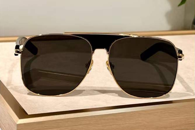 PERI014S Sunglasses Gold Gray