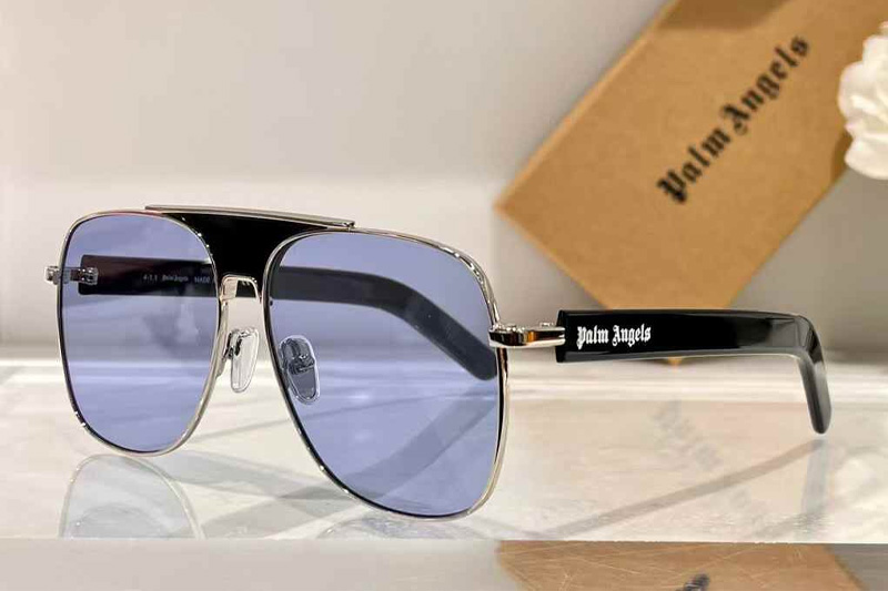 PERI014S Sunglasses Silver Blue