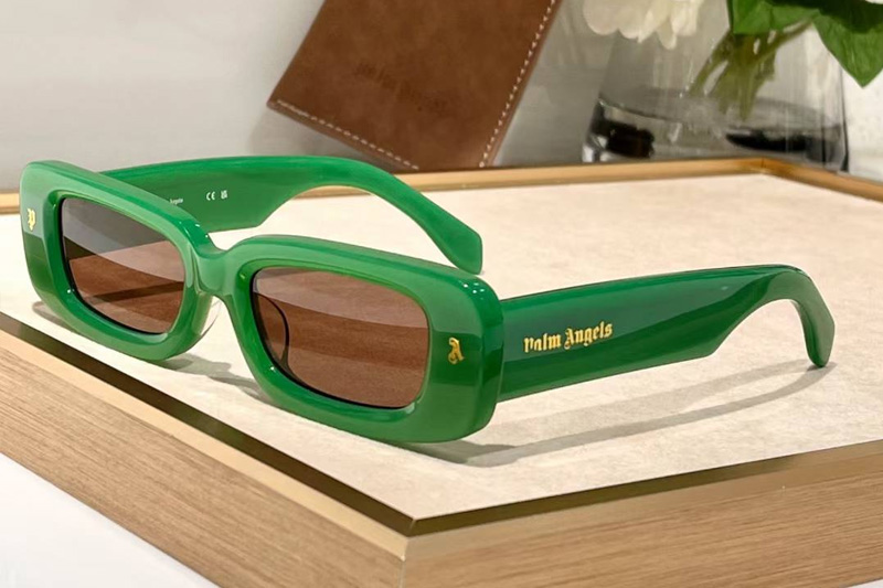 PERI022S Sunglasses Green Brown