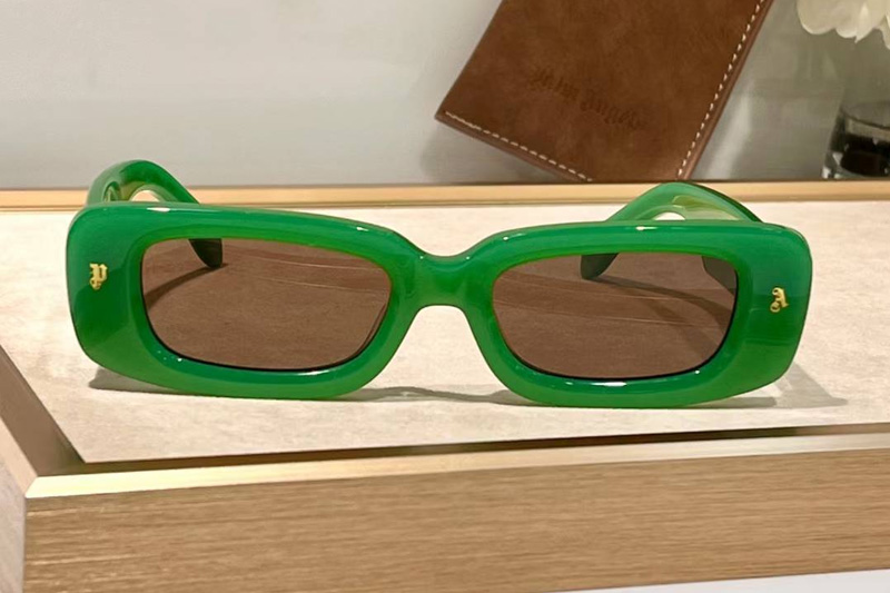 PERI022S Sunglasses Green Brown