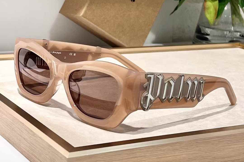 PERI039 Sunglasses Cream Brown