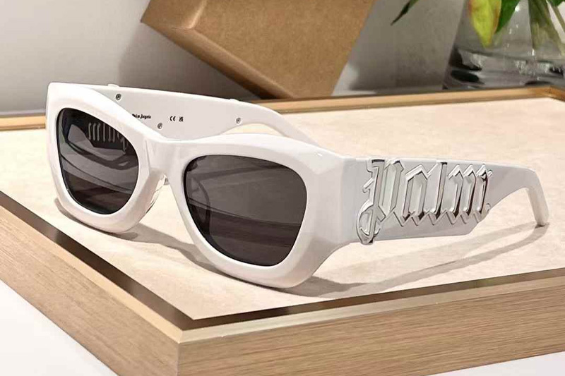 PERI039 Sunglasses White Gray