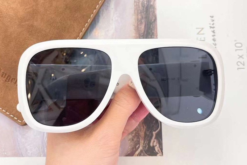 PERI043 Sunglasses White Gray