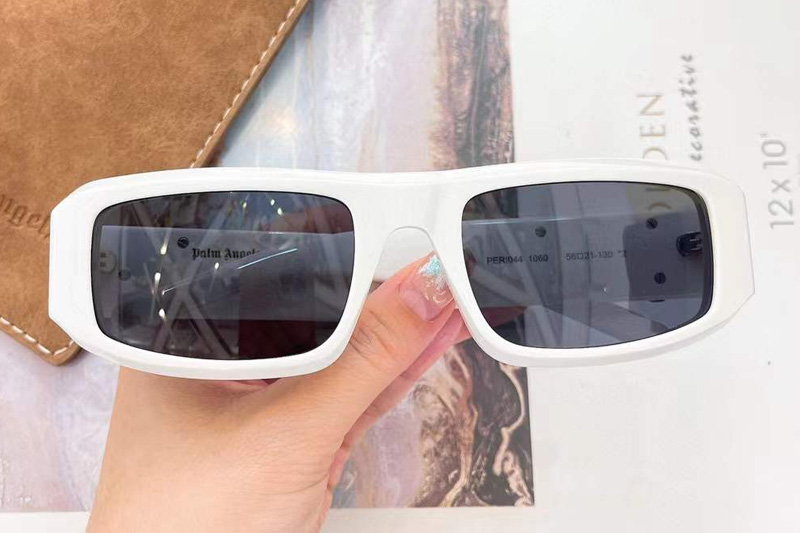 PERI044 Sunglasses White Gray