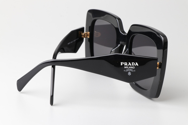 PR26YS Sunglasses Black Gray