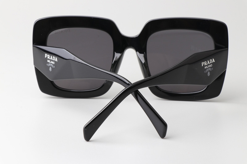 PR26YS Sunglasses Black Gray