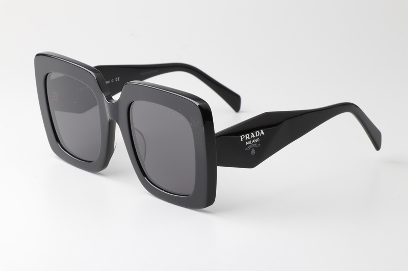 PR26YS Sunglasses Black Gray