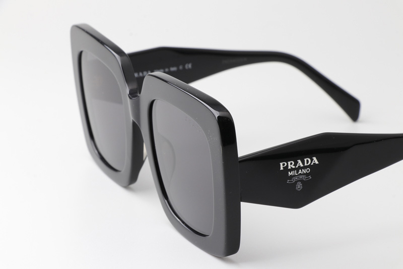 PR26YS Sunglasses Black Gray