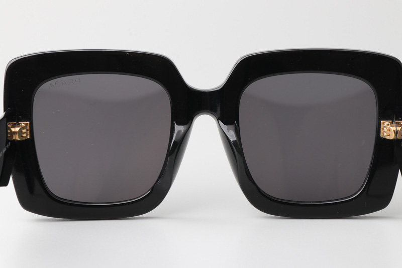 PR26YS Sunglasses Black Gray