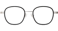 Pinne Eyeglasses Black Silver