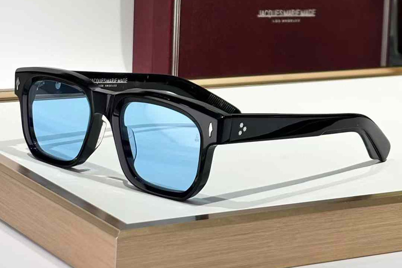 Plaza Sunglasses Black Blue