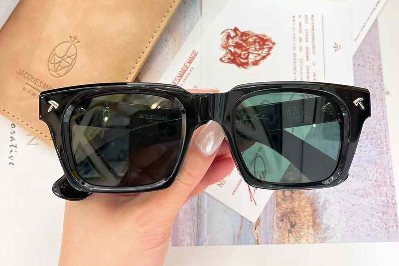 Quentin Sunglasses Black Green