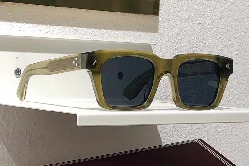 Quentin Sunglasses Green Gray