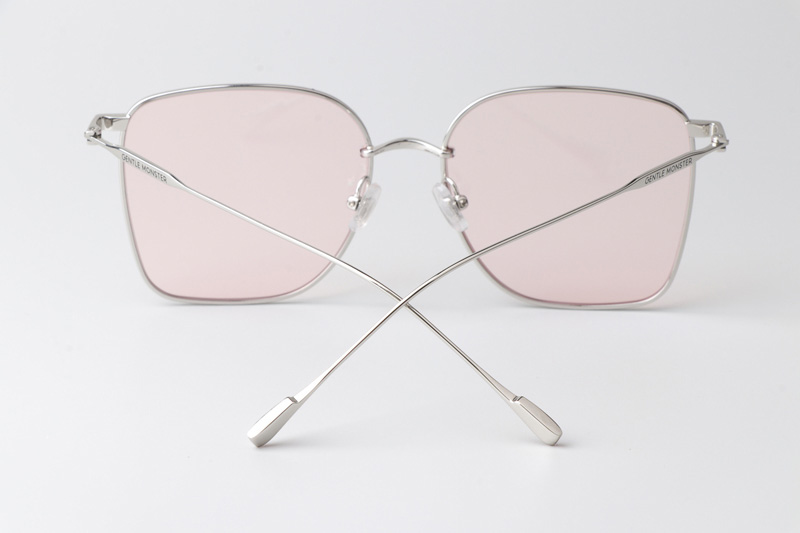 Reme Sunglasses Silver Light Pink