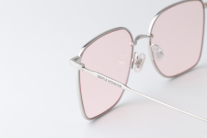 Reme Sunglasses Silver Light Pink