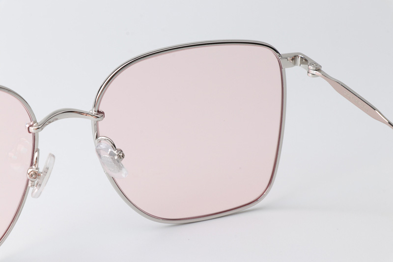 Reme Sunglasses Silver Light Pink