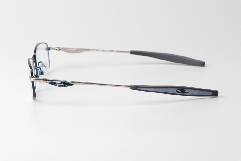 Rid04 Eyeglasses Blue Silver