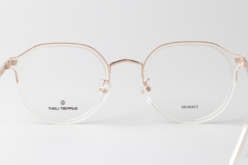 SL201 Eyeglasses Transparent Gold
