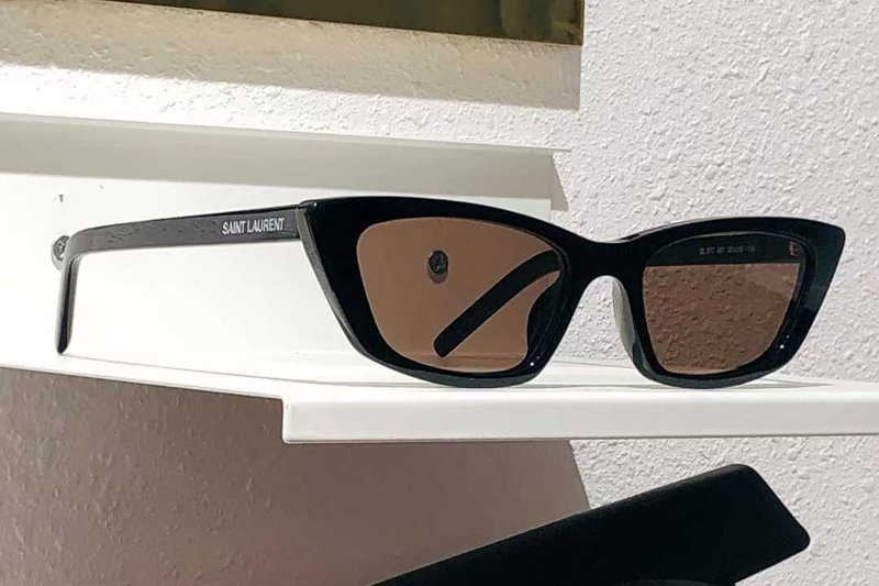 SL277 Sunglasses Black Brown