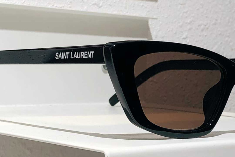 SL277 Sunglasses Black Brown