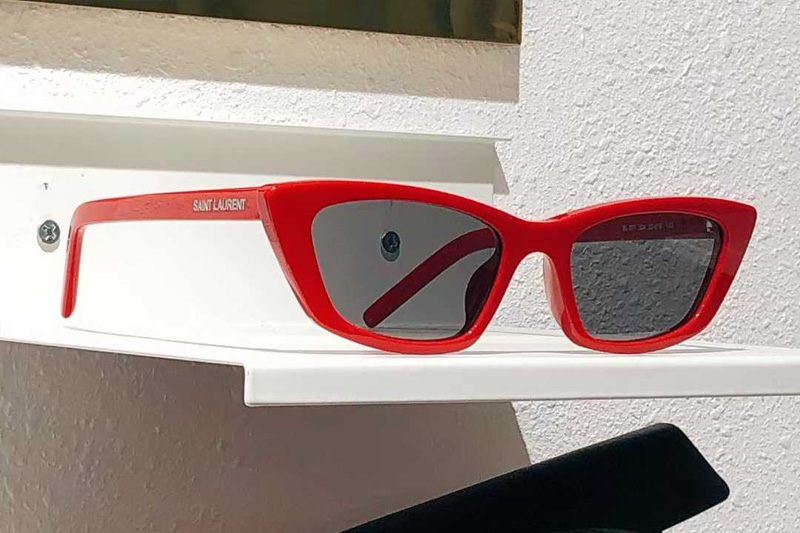 SL277 Sunglasses Red Gray