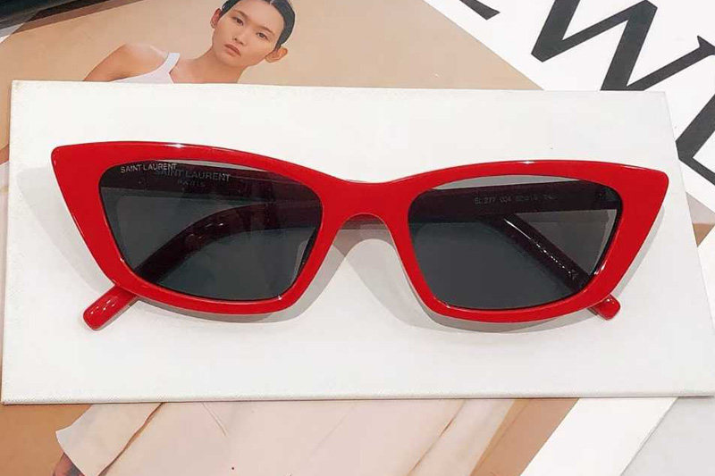 SL277 Sunglasses Red Gray