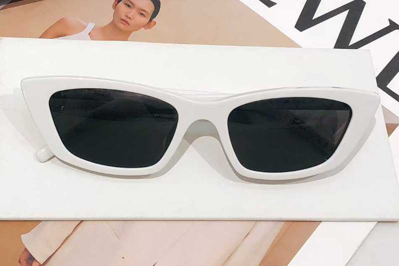 SL277 Sunglasses White Gray