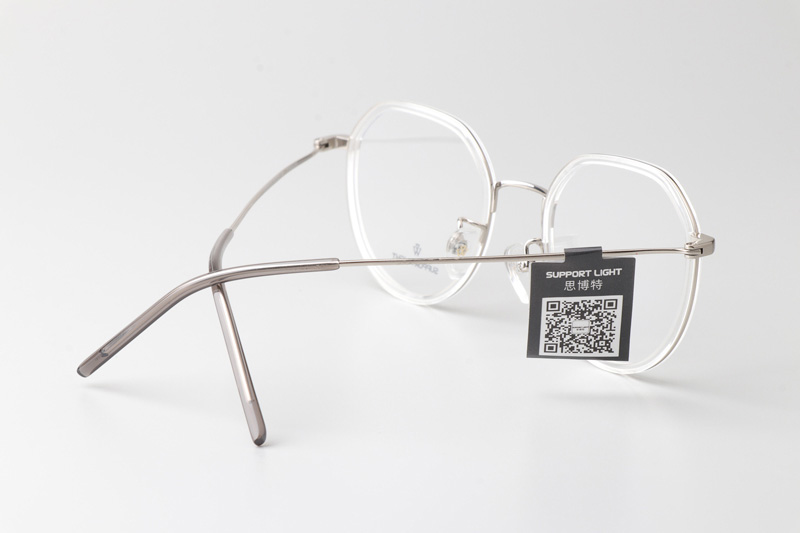 SL3016 Eyeglasses Transparent Silver