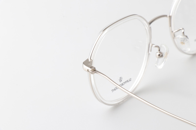 SL3016 Eyeglasses Transparent Silver