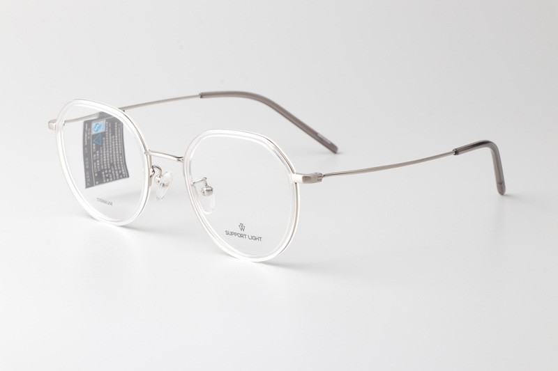 SL3016 Eyeglasses Transparent Silver