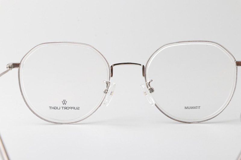 SL3016 Eyeglasses Transparent Silver