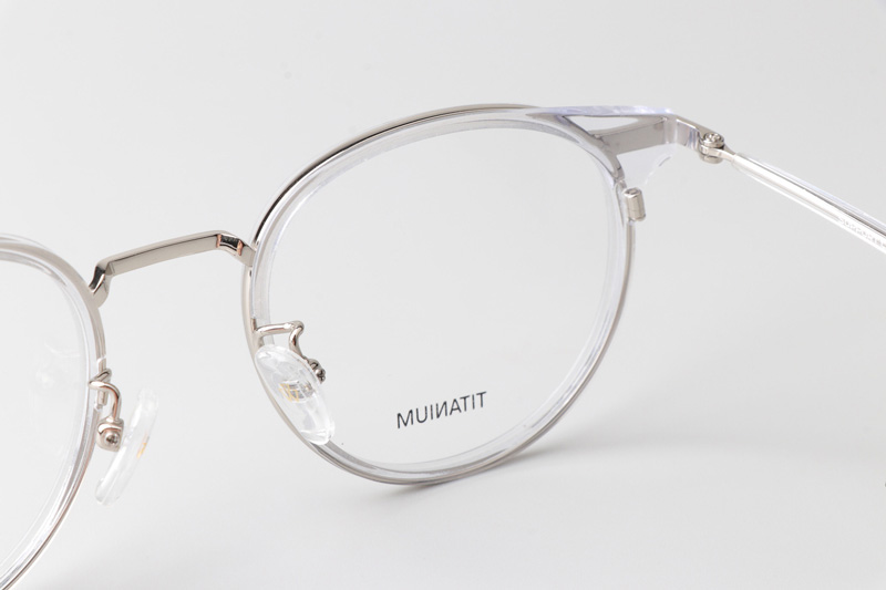 SL3022 Eyeglasses Transparent Silver
