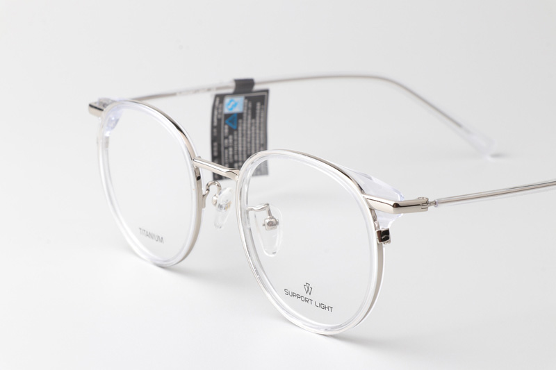 SL3022 Eyeglasses Transparent Silver
