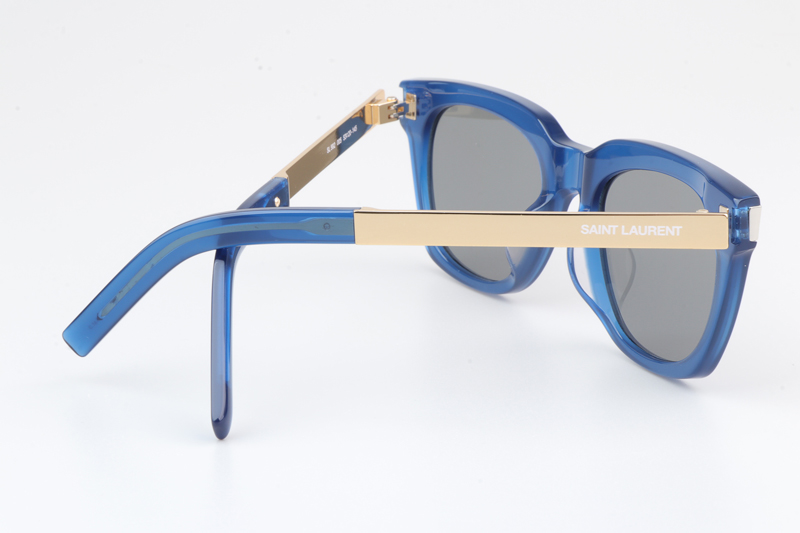 SL582 Sunglasses Blue Gold Silver