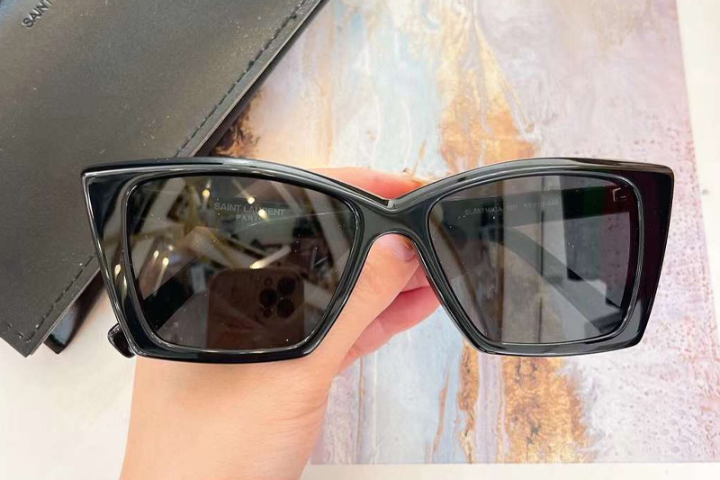 SL657 Sunglasses Black Gray