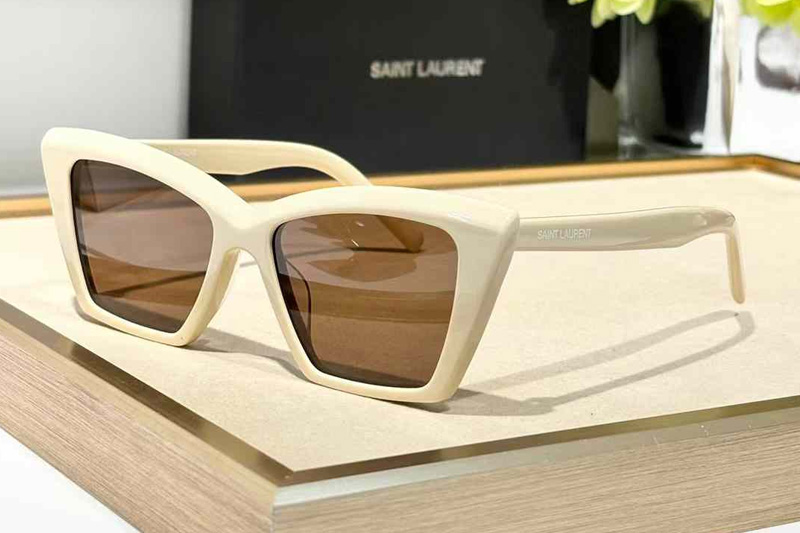 SL657 Sunglasses Cream Brown