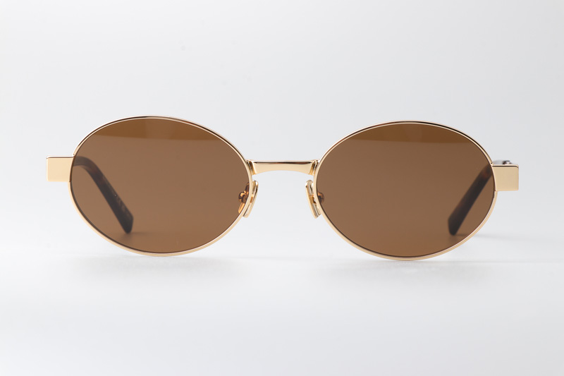 SL692 Sunglasses Gold Brown