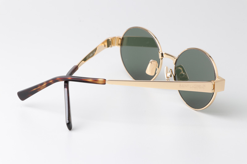 SL692 Sunglasses Gold Green