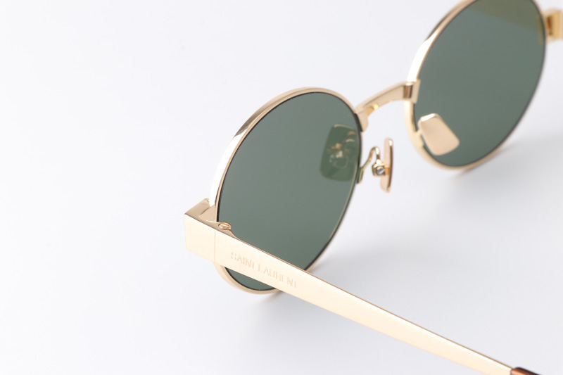 SL692 Sunglasses Gold Green