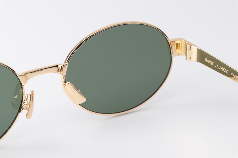 SL692 Sunglasses Gold Green