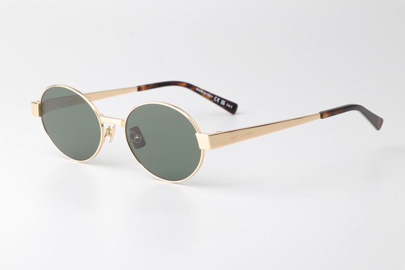 SL692 Sunglasses Gold Green