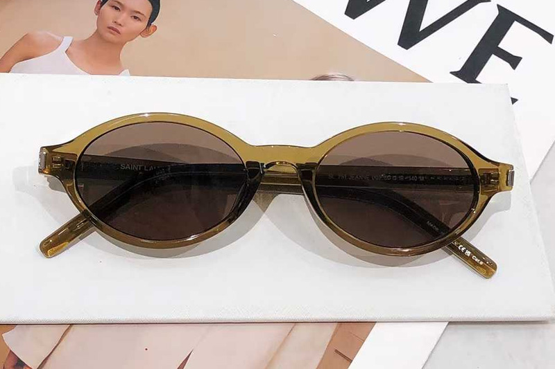 SL751 Sunglasses Green Brown