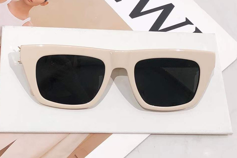 SLM131 Sunglasses Cream Gray